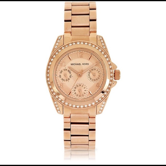 Michael Kors Accessories - Michael Kors Mini Blair Rose Gold Watch